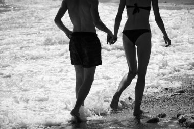 Vama Veche plaj, Karadeniz kıyısında bir non-mainstream turizm, Bulgaristan ile sınır yakınında, tüm dünyadan turistler için popüler hedef.
