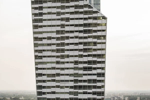 Warsaw Polonia Junio 2018 Vista Desde Arriba Horizonte Urbano Con — Foto de Stock