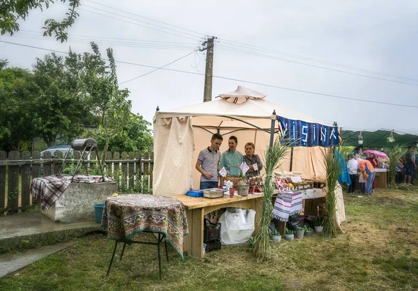 Visina Тулча Румунія Червень 2017 Serbare Campeneasca Захід Організовано Сувенір — стокове фото