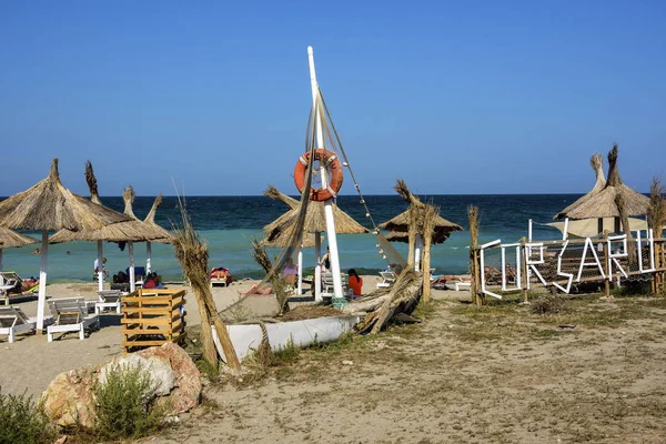 Vama Veche Constanta Roemenië Augustus 2018 Vama Veche Strand Een — Stockfoto