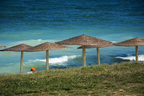 Pláž Vama Veche Která Není Hlavním Turistickým Cílem Pobřeží Černého — Stock fotografie