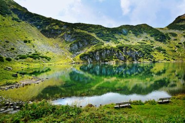 Wildseeloder Dağı Wildsee, Kitzbheler Alpleri, Fieberbrunn, Tyrol, Avusturya