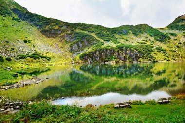 Wildseeloder Dağı Wildsee, Kitzbheler Alpleri, Fieberbrunn, Tyrol, Avusturya