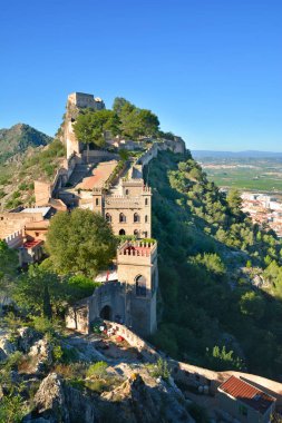 Xativa Kalesi, Valencia, İspanya Xativa Kalesi