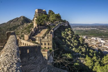 Xativa Kalesi, Valencia, İspanya Xativa Kalesi