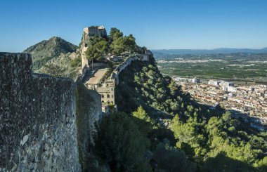 Xativa Kalesi, Valencia, İspanya Xativa Kalesi