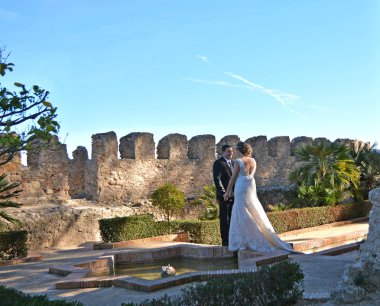 11 Kasım 2016 - Valencia, İspanya: Xativa Kalesinde düğün