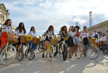 Köstence, Romanya - 24 Haziran 2018. Skirtbike Constanta adlı 