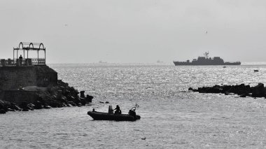 Köstence, Romanya - 15 Ağustos 2018. Köstence, Romanya Karadeniz kıyısında deniz kuvvetleri günü 2018 olay.