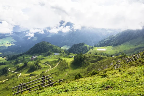 Dramatiska Landskap Bergen Tirol — Stockfoto