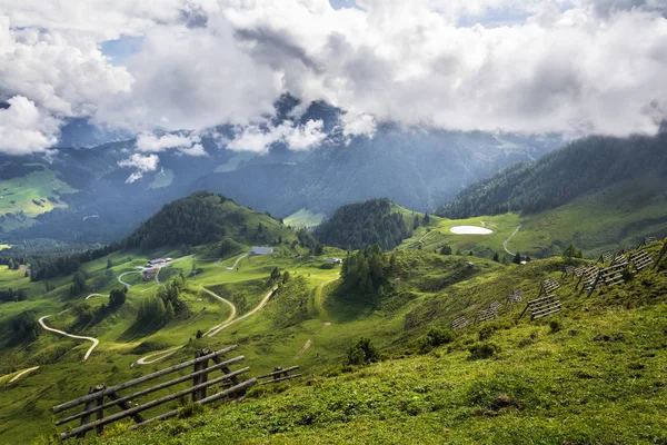 Dramatiska Landskap Bergen Tirol — Stockfoto