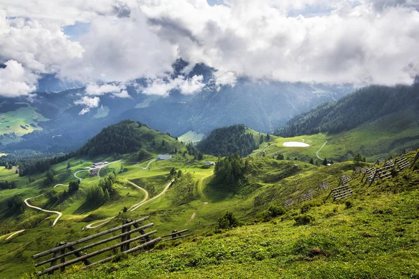 Dramatiska Landskap Bergen Tirol — Stockfoto