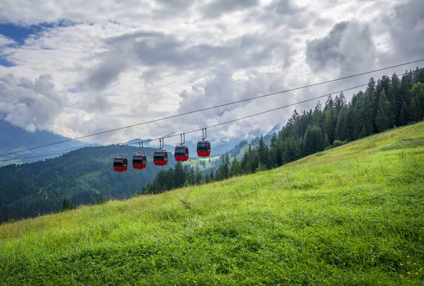Sommerlandschaft Und Transport Tirol Österreich — Stockfoto