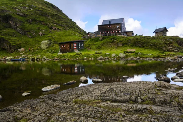 Fieberbrunn Austria Sie 2016 Wildseeloder Haus Schronienie Schronisko Przytulne Zakwaterowanie — Zdjęcie stockowe