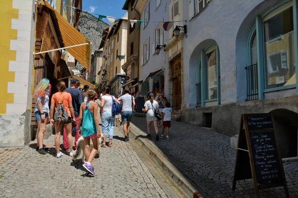 Briancon Francia Luglio 2017 Città Vecchia Briancon Città Più Alta — Foto Stock