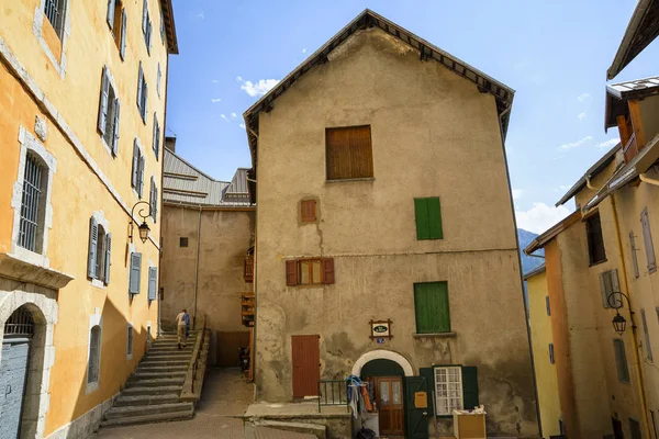 Briancon France Июля 2017 Года Улица Старом Городе Брианкон Самом — стоковое фото