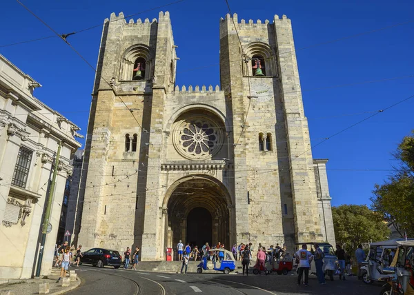 Lisbon Portugal October 2017 Lisboa Santa Maria Maior Lisboa Cathedral — Stock Photo, Image