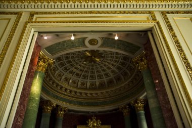 Varşova, Polonya - 29 Haziran 2018. Eski Şehir Meydanı, Varşova, Polonya yer alan Royal Castle iç.