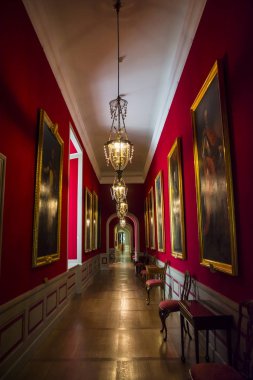 Varşova, Polonya - 29 Haziran 2018. Eski Şehir Meydanı, Varşova, Polonya yer alan Royal Castle iç.