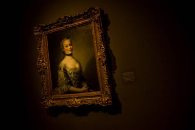 Varşova, Polonya - 29 Haziran 2018. Eski Şehir Meydanı, Varşova, Polonya yer alan Royal Castle iç.