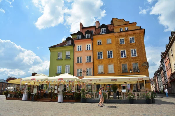 Βαρσοβία Πολωνία Ιουνίου 2018 Όμορφο Τοπίο Στην Παλιά Πόλη Stare — Φωτογραφία Αρχείου