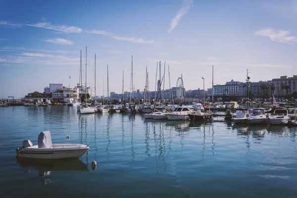 Adriatyk Port Bari Region Apulia Południowe Włochy — Zdjęcie stockowe