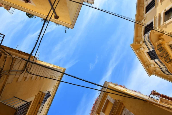 Arquitetura Edifícios Uma Perspectiva Incrível Cidade Velha Bari Itália — Fotografia de Stock