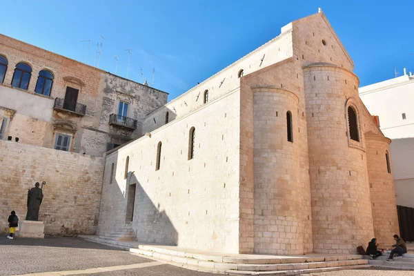 Bari Italia Febrero 2019 Pontificia Basílica San Nicola Basílica San — Foto de Stock