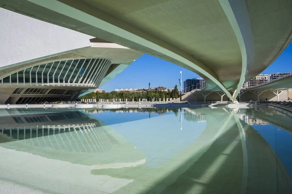 Valencia Espanha Novembro 2016 Bela Estrutura Museu Cidade Das Artes — Fotografia de Stock