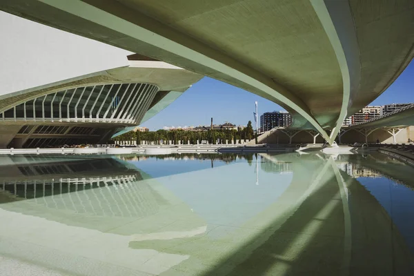 Valencia Spain November 2016 Beautiful Structure City Arts Sciences Museum — Stock Photo, Image