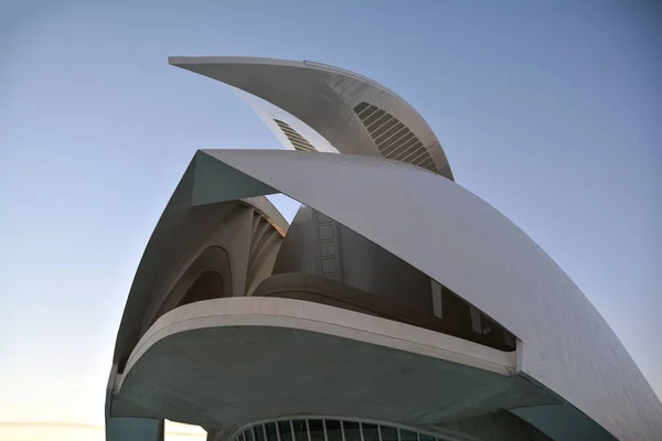 Valencia España Noviembre 2016 Hermosa Estructura Del Museo Ciudad Las —  Fotos de Stock