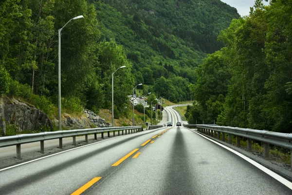 Estrada Noruega Sunnmore Região Mais Romsdal Município Parte Mais Setentrional — Fotografia de Stock