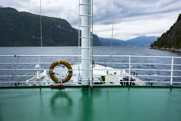 Ferry Transportation Dalsfjord Norway — Stok fotoğraf