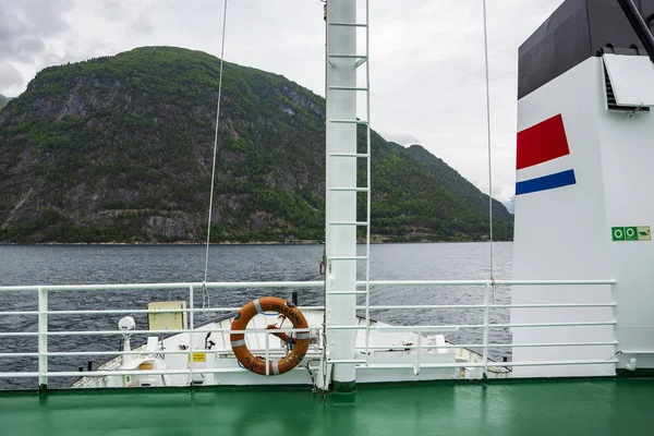 Dalsfjord Norway July 2018 Ferry Transportation Dalsfjord Norway — Stok fotoğraf