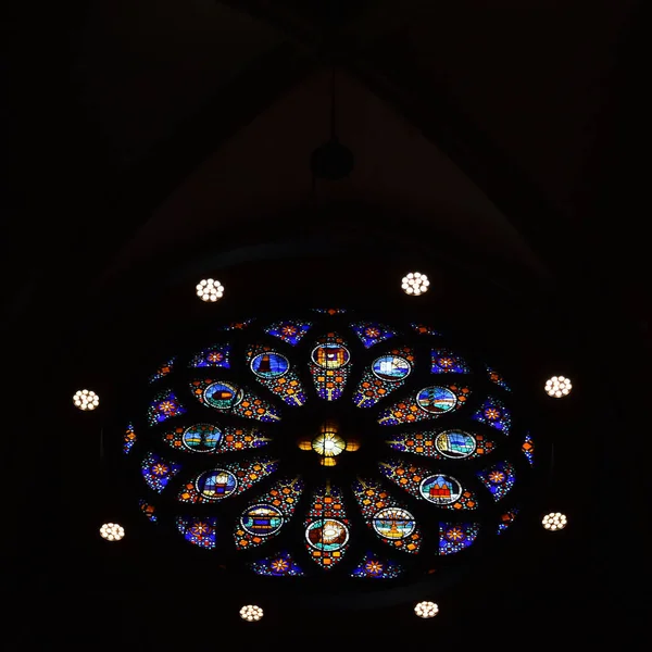 Ginebra Suiza Agosto 2019 Interior Catedral San Pedro Ginebra Suiza —  Fotos de Stock