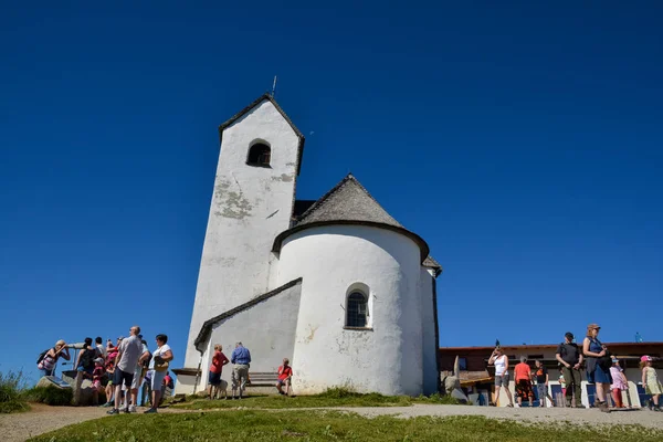 Hochsoell Tirol Oostenrijk Augustus 2016 Prachtige Oude Kerk Hohe Salve — Stockfoto