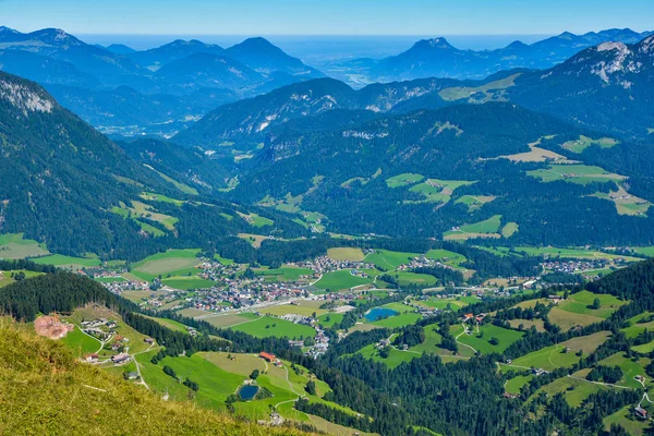 Vacker Utsikt Från Hohe Salve Berget Del Kitzbuhel Alperna Österrike — Stockfoto