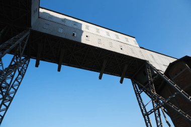 Romanya 'nın Köstence Sahil Limanı' nda Anghel Saligny Silos