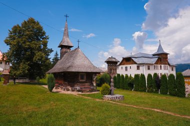 Romanya 'nın Maramures kentindeki en eski manastırlardan biri olan Moisei Tahta Kilise
