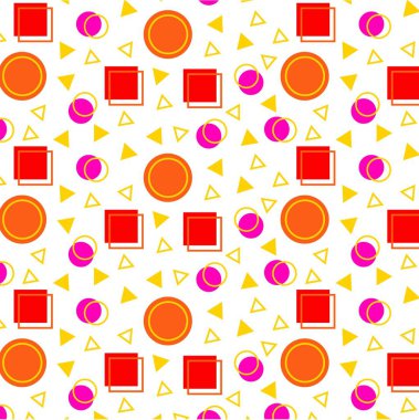 çok renkli vektör arkaplan koleksiyonu kaotik geometri arkaplan kümesi.