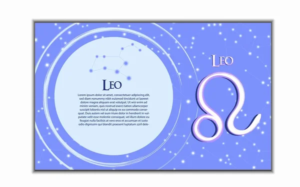 Bandiera orizzontale di 12 zodiaco. Illustrazione vettoriale dell'oroscopo della costellazione. Modello per cartolina, opuscolo, pagina, opuscolo. — Vettoriale Stock