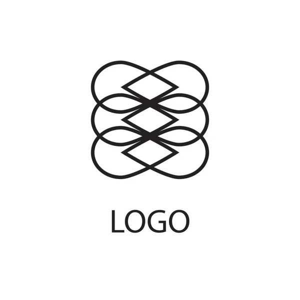 Logo abstracto. Diseño de logotipo minimalista. Logotipo creativo. — Vector de stock