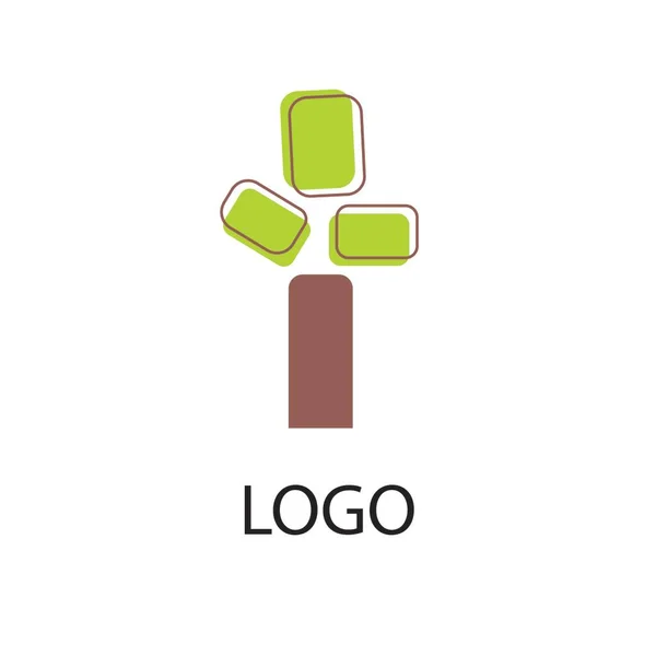 Logo astratto. Design minimalista del logo. Logo creativo. — Vettoriale Stock