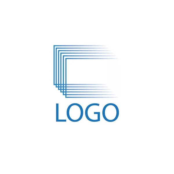 Logo abstracto. Diseño de logotipo minimalista. Logotipo creativo. — Archivo Imágenes Vectoriales