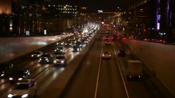 Panoramic Views High Rise Apartment Buildings Underlying Infrastructure Big City — Stock Video