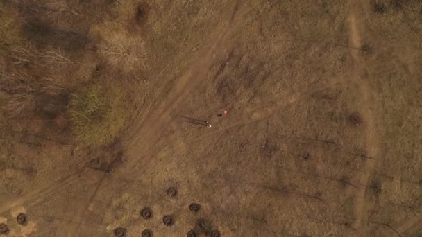 Vedere Panoramică Parcului Zonelor Agrement Pădurii Îndepărtate Din Dronă — Videoclip de stoc