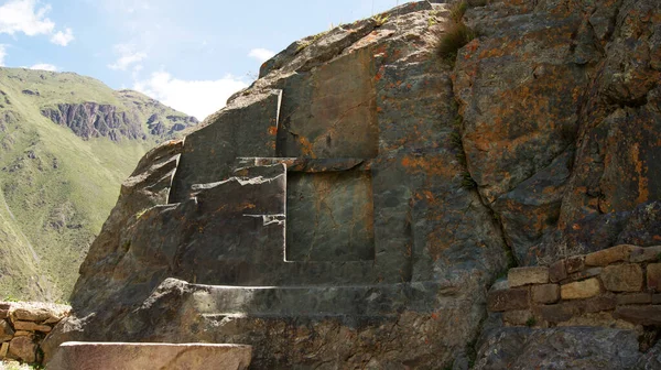 Technologie Unique Pour Traitement Granit Solide Par Des Artisans Passé — Photo