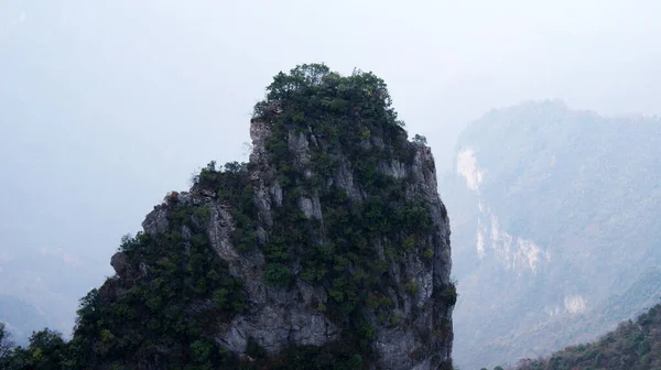 Vue Imprenable Sur Les Montagnes Les Nuages Parc Naturel — Photo