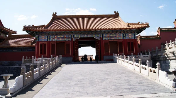 Архітектурні Будівлі Інженерні Рішення Стародавнього Китаю — стокове фото