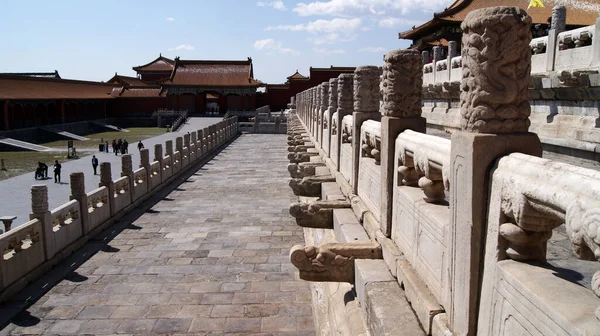 Arkitektoniska Byggnader Och Tekniska Lösningar Det Antika Kina — Stockfoto